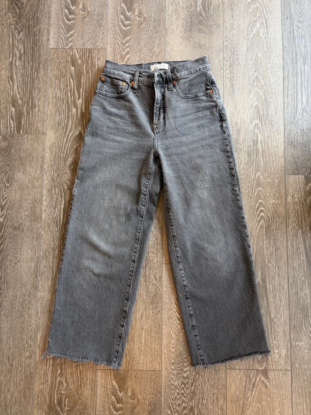MADEWELL The Perfect Vintage Wide-Leg Crop Jean